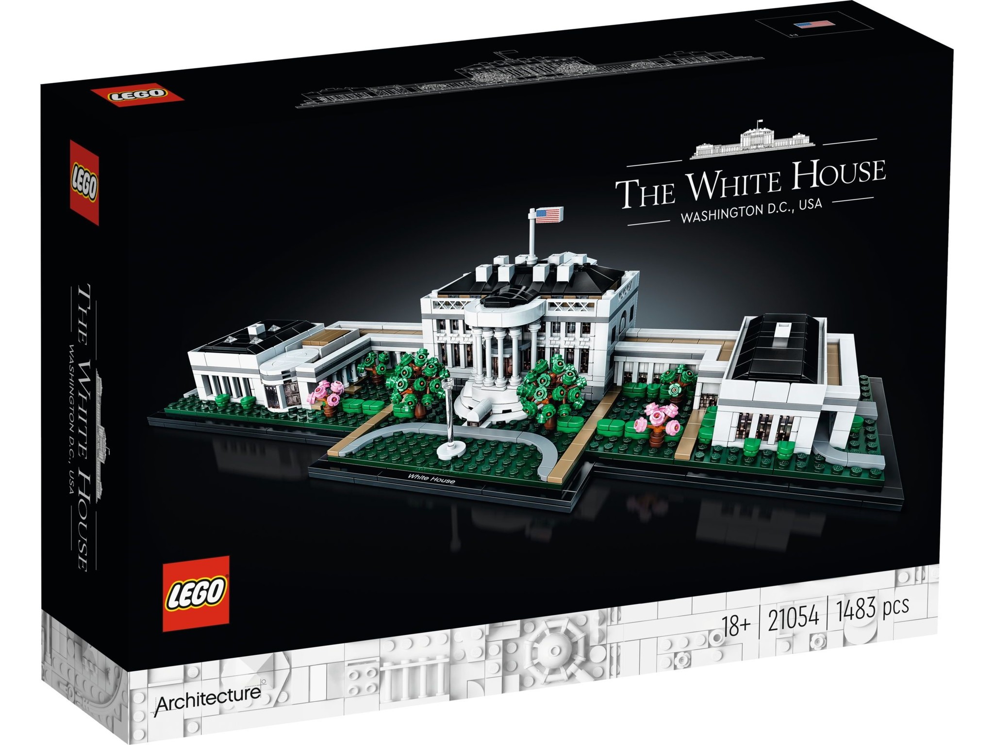 Nietje boezem plek LEGO 21054 Het Witte Huis huren? | Bricksverhuur