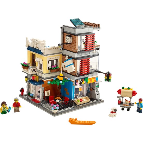 LEGO 31097 Woonhuis, dierenwinkel & café