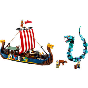 LEGO 31132 Vikingschip en de Midgaardslang huren? | Bricks Verhuur