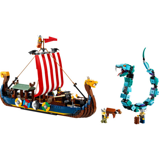 LEGO 31132 Vikingschip en de Midgaardslang