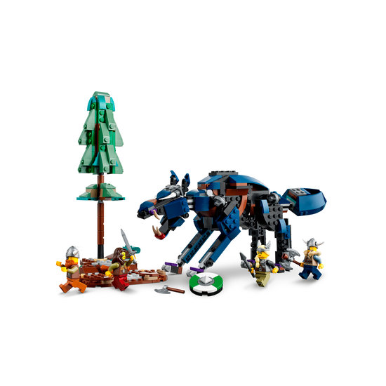 LEGO 31132 Vikingschip en de Midgaardslang