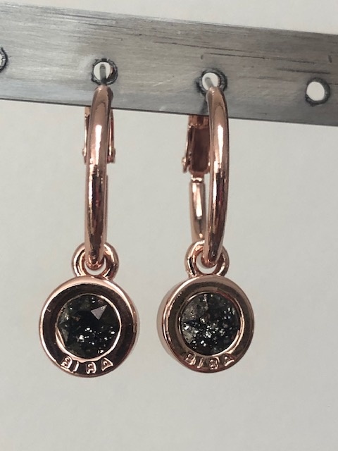 Biba  Oorbellen Biba rose goud/platina