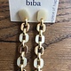 Biba  Oorbellen Biba in goud/beige