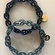 Biba  Armbandje  Biba goud/licht blauw