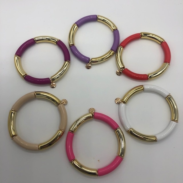 Biba  Armbandje Biba goud/fuchsia