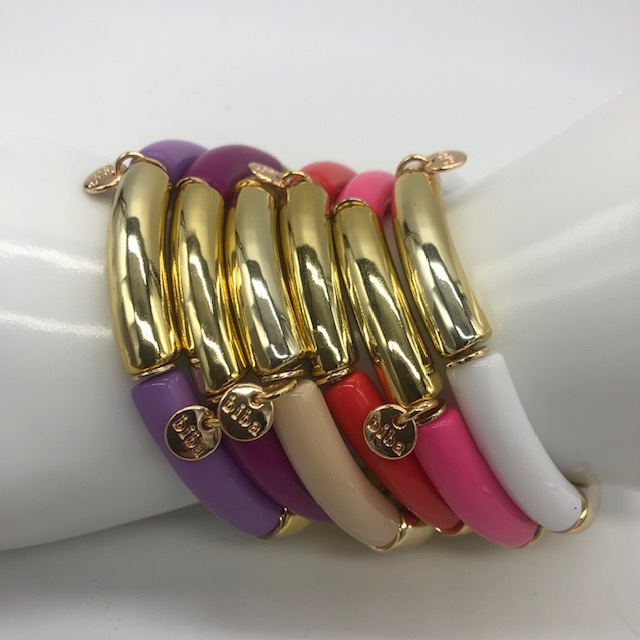 Biba  Armbandje Biba goud/roze