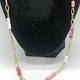 Biba  Lange ketting Biba goud/roze