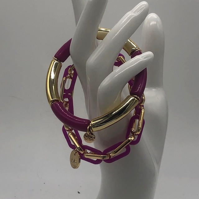 Biba  Armbandje Biba fuchsia