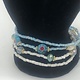 Biba  Armbandje Biba in goud/blauw/wit /rood