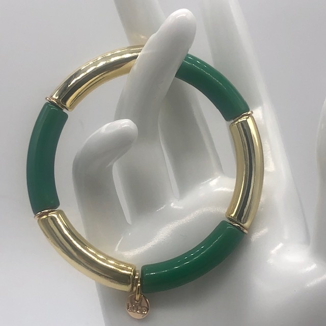 Biba  Armbandje Biba goud /groen