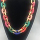 Biba  Ketting Biba goud/mix/roze/groen/oranje/blauw/mat