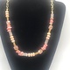 Biba  Ketting Biba goud/mix roze /zalm /lila