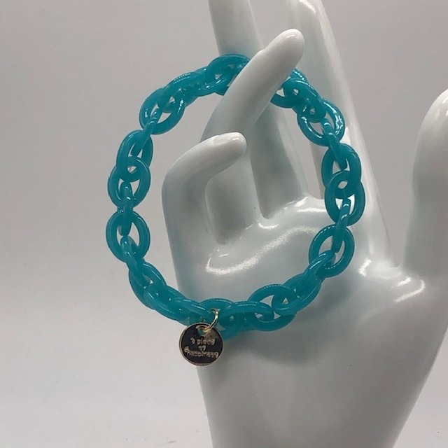 Biba  Armbandje Biba aqua blauw