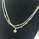 Biba  Ketting Biba goud/groen