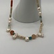 Biba  Ketting Biba mix/goud/wit/parels /oranje /groen /beige