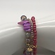 Biba  Armbandjes Biba goud/paars/roze /parels