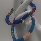 Biba  Armbandje Biba goud/aqua blauw/mix