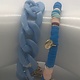 Biba  Armbandje Biba goud/aqua blauw/mix