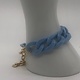 Biba  Armbandje Biba licht blauw /goud