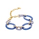 Biba  Armbandje Biba blauw/goud