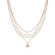 Biba  ketting Biba goud/roze