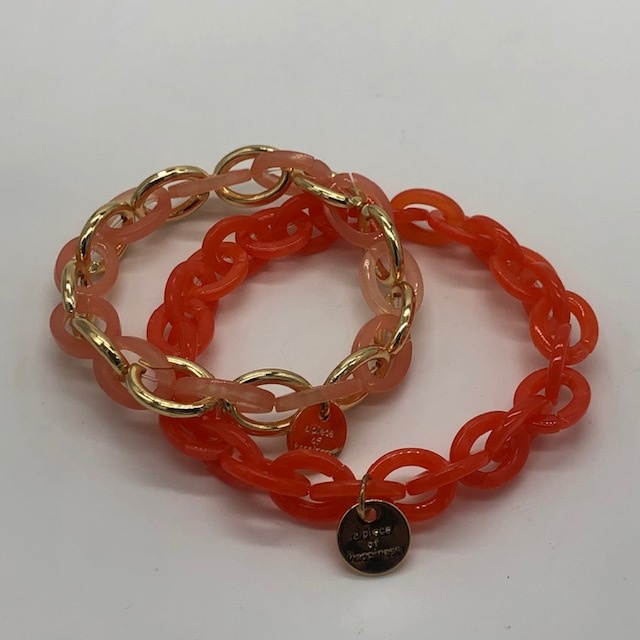 Biba  Armbandje Biba goud/oranje fel