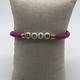 Biba  Armbandje Biba goud/roze fuchsia