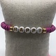 Biba  Armbandje Biba goud/roze fuchsia