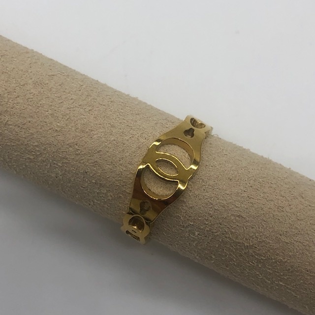 Biba  Ring Biba goud stainless steal