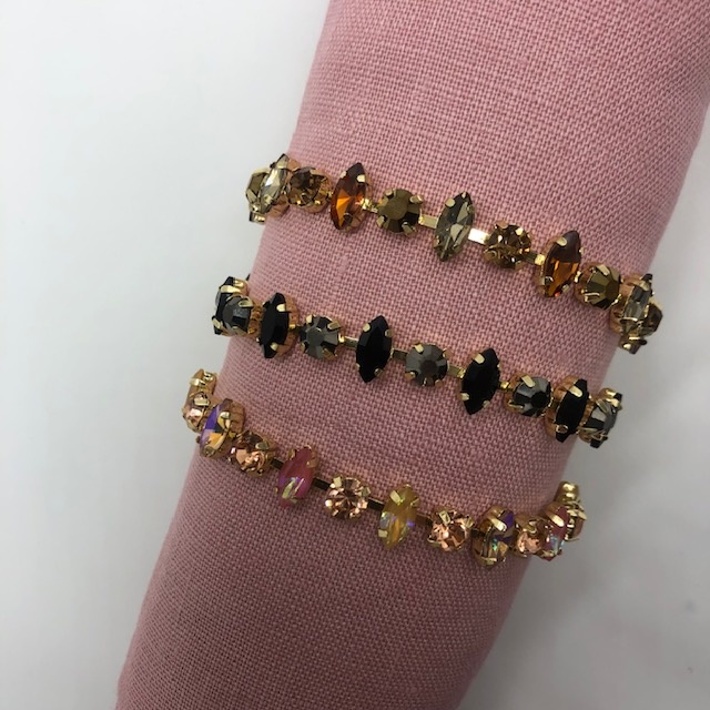 Biba  armbandje Biba goud/zwart /grijs