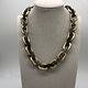 Biba  Ketting Biba zwart grijs /goud