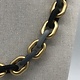 Biba  Ketting Biba zwart grijs /goud