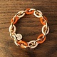 Biba  Armbandje Biba goud/oranje /licht oranje