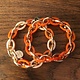 Biba  Armbandje Biba goud/oranje /licht oranje