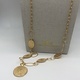 Biba  Ketting Biba goud mat