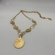 Biba  Ketting Biba goud mat