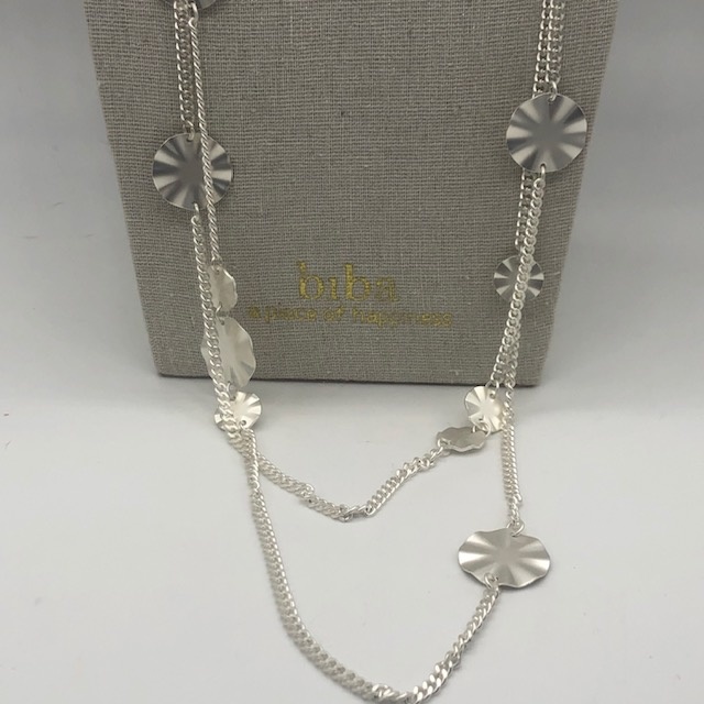 Biba  Ketting Biba zilver