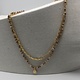 Biba  Ketting Biba goud/bruin