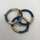 Biba  Armbandje Biba  goud /blauw/ petrol