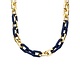 Biba  Ketting Biba goud/blauw