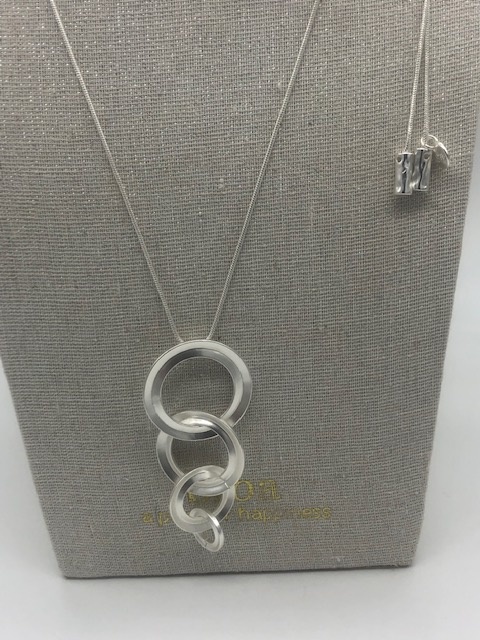 Biba  Ketting Biba zilver/mat