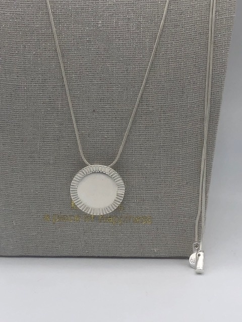 Biba  Ketting Biba zilver mat