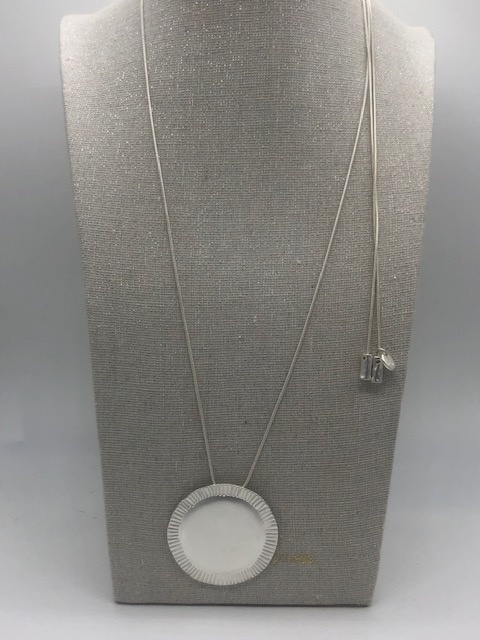 Biba  Ketting Biba zilver mat