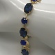 Biba  Armbandje  Biba goud/blauw