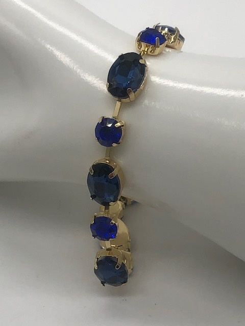 Biba  Armbandje  Biba goud/blauw