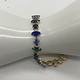 Biba  Armbandje Biba goud/blauw