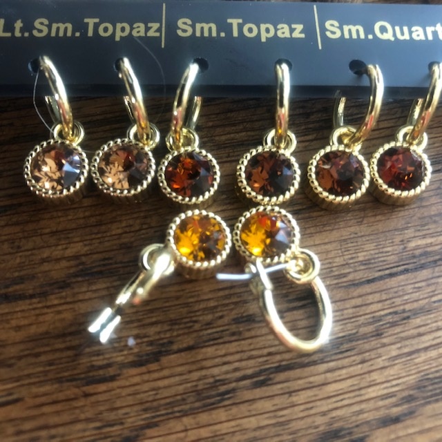 Biba  Oorbellen Biba Topaz bruin/goud