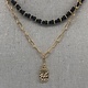 Biba  Ketting Biba goud/zwart