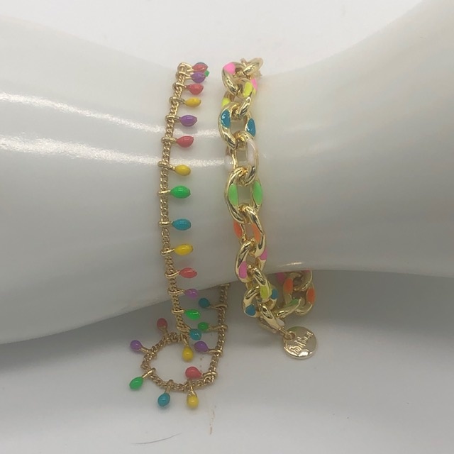 Biba  Armbandje Biba goud/mix