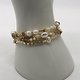 Biba  Armbandjes Biba goud/beige/parels